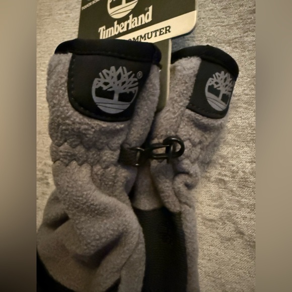 NWT Timberland Men’s Gray and Black Midweight Commuter Gloves - XL Touch screen - Picture 3 of 6